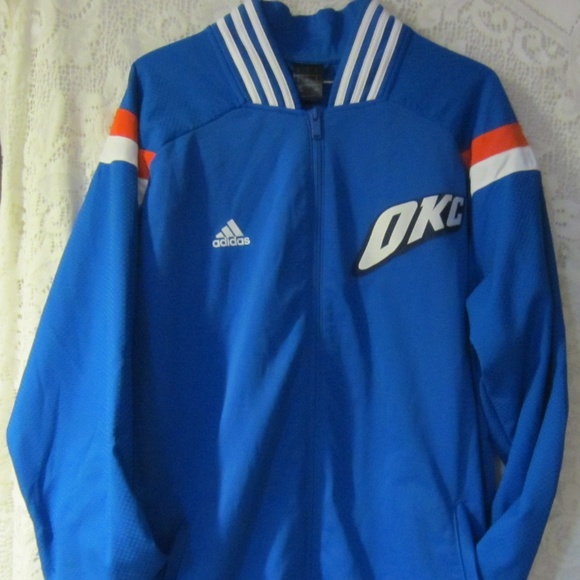 oklahoma city thunder warm up shirt